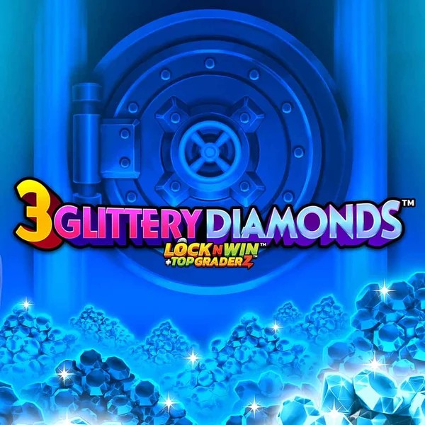 3 Glittery Diamonds casino game by PearFiction Studios – featured logo at LiraSpin Casino