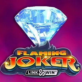 Flaming Joker Link and Win online game logo by Barstruck on lira-spins.pl
