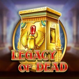Slots logo of Legacy of Dead from Play'n GO at LiraSpin Casino