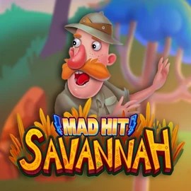 Mad Hit Savannah slot visual from RubyPlay available on lira-spins.pl
